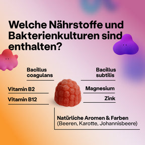 TummyGummies® – Premium Biotika für die ganze Familie (verkürztes MHD)