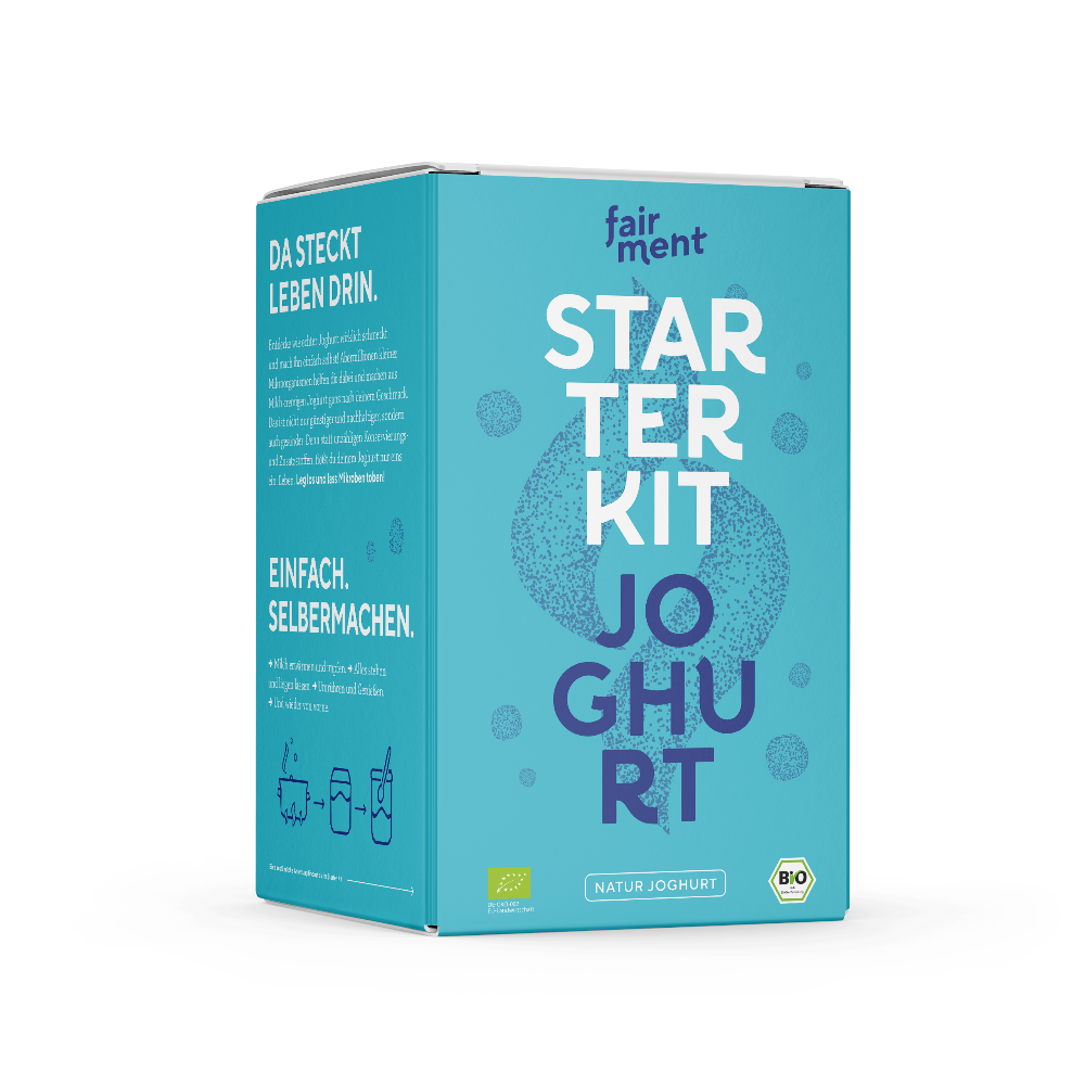 Joghurt Starter Kit mit Joghurtbereiter -  Bio Joghurt selber machen