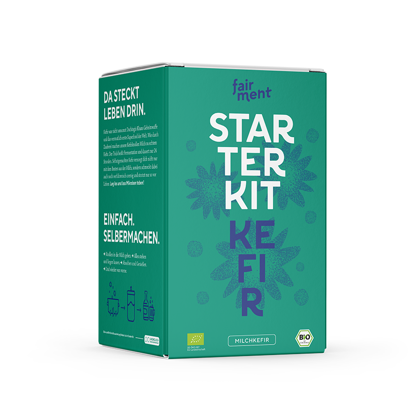 Milchkefir Starter Kit - Bio Milchkefir selbermachen (verkürztes MHD)