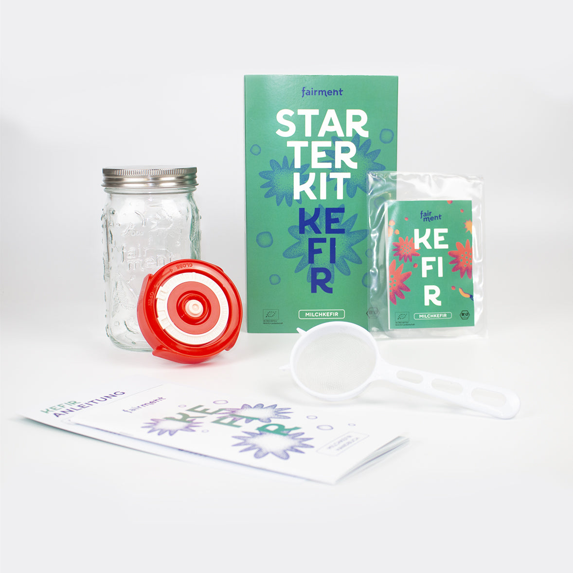 Milchkefir Starter Kit - Bio Milchkefir selbermachen (verkürztes MHD)