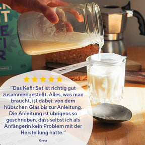 Milchkefir Starter Kit - Bio Milchkefir selbermachen (verkürztes MHD)