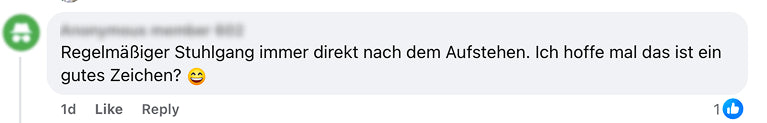 Nachricht aus der SuperBiom®-Facebook-Community