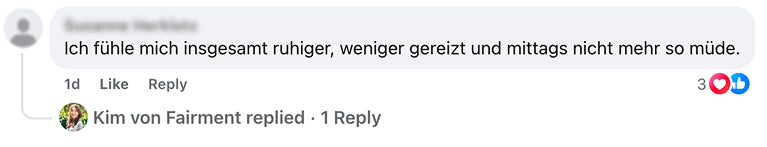 Nachricht aus der SuperBiom®-Facebook-Community